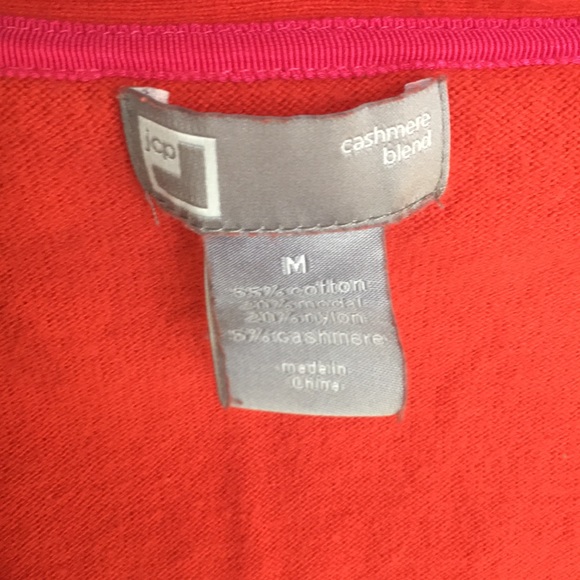 Jcp size medium cashmere blend cardigan - Picture 2 of 4